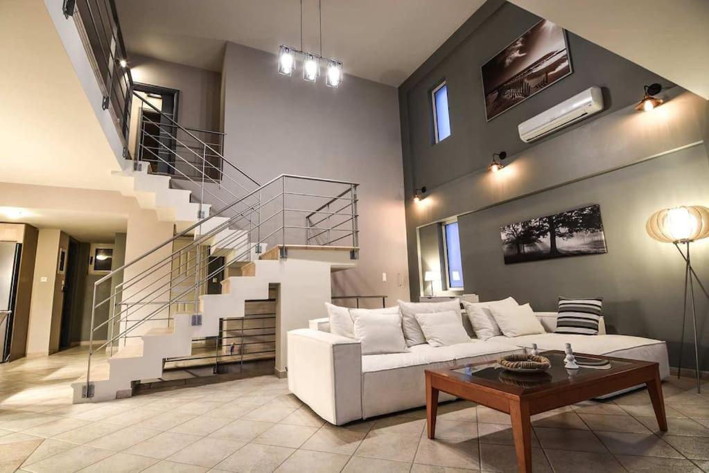 Aigli Luxurious Villa Kato Pitsa Zewnętrze zdjęcie