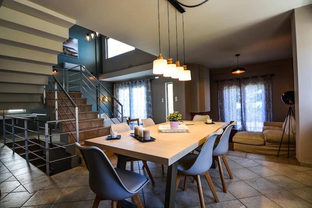 Aigli Luxurious Villa Kato Pitsa Zewnętrze zdjęcie